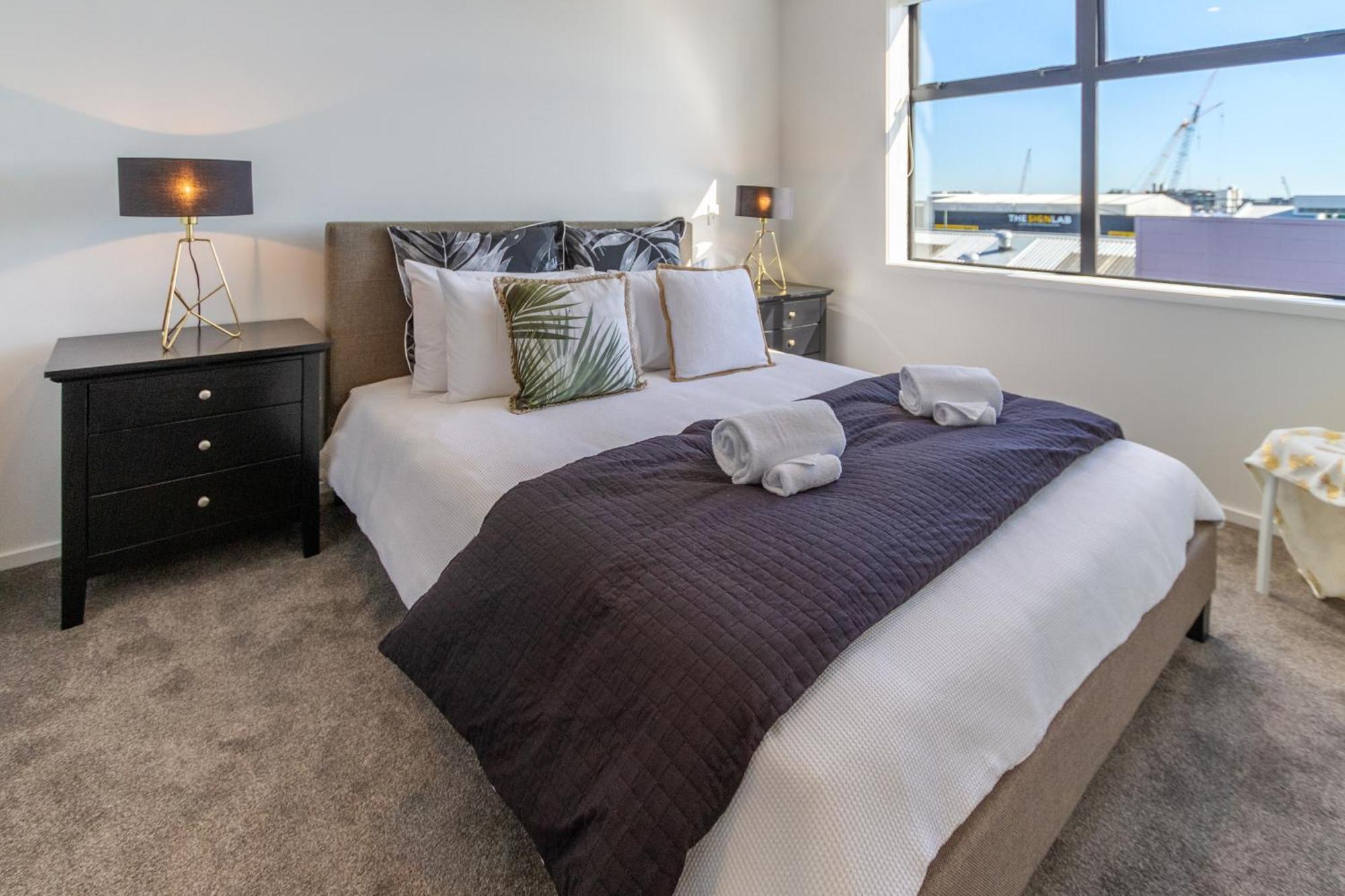 Central Escape On Cashel Street 2 Bed 2 Bath Christchurch Eksteriør billede
