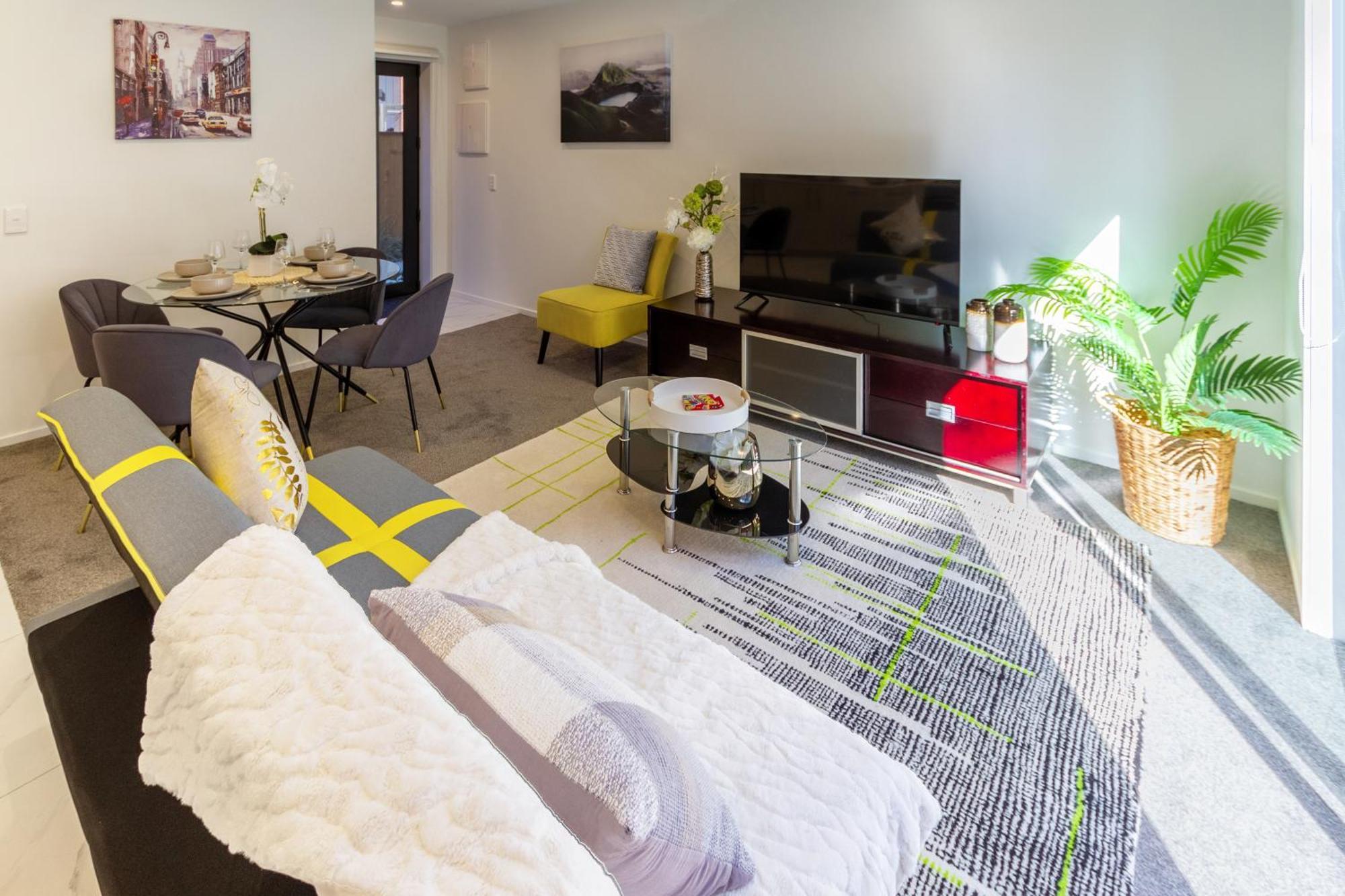 Central Escape On Cashel Street 2 Bed 2 Bath Christchurch Eksteriør billede