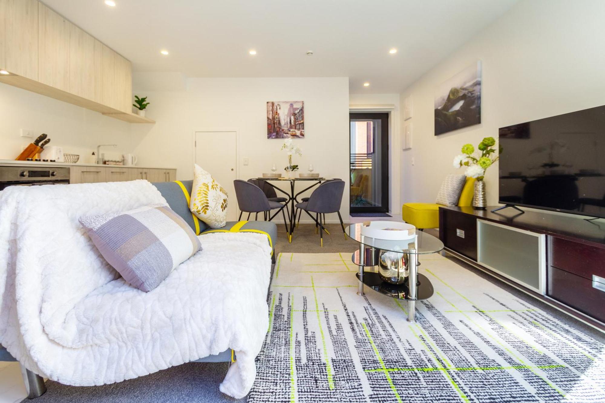 Central Escape On Cashel Street 2 Bed 2 Bath Christchurch Eksteriør billede